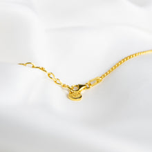 Load image into Gallery viewer, Candyfloss Pink Gem Drop Necklace, Two-Tone