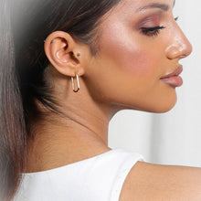 Load image into Gallery viewer, Link Me Hoops, Gold