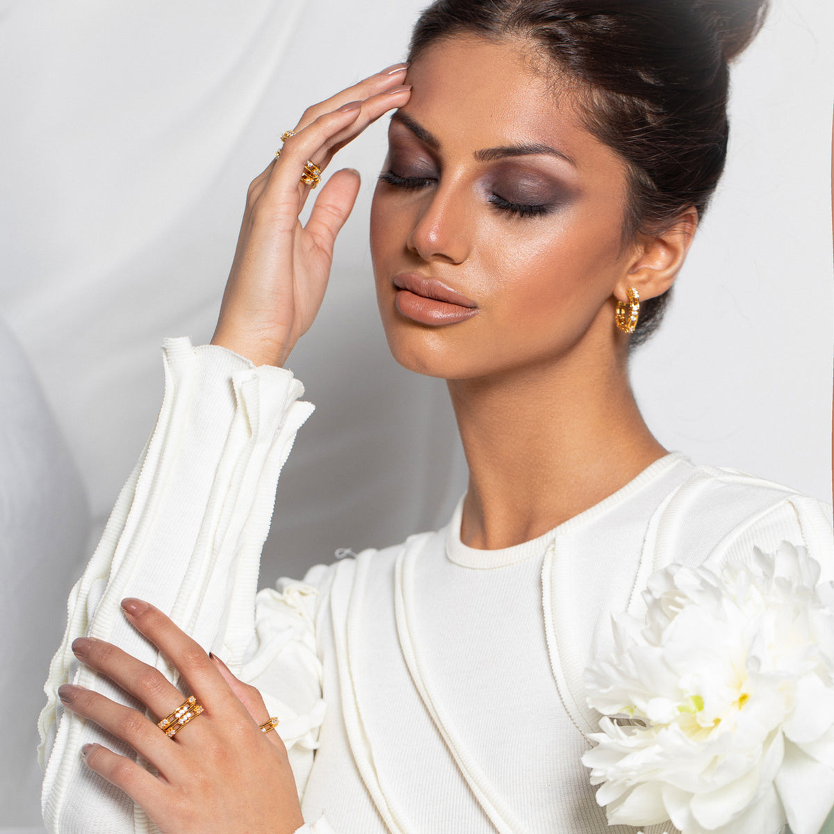 Iconic Imani Huggies, Gold