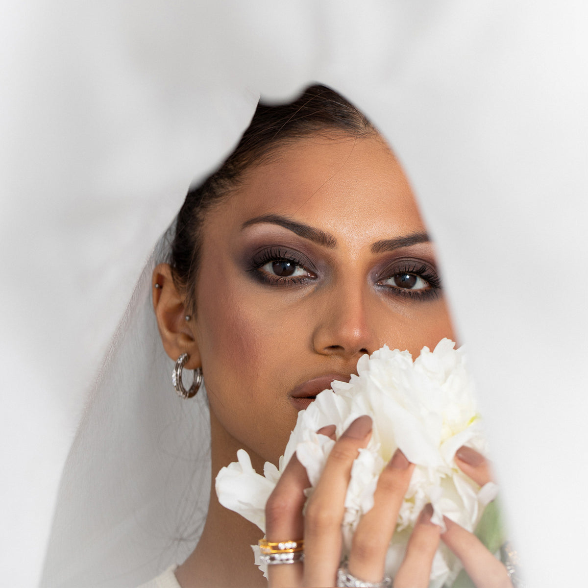 Iconic Imani Huggies, Silver