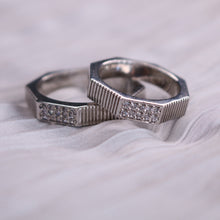 Load image into Gallery viewer, Wide Octo Pavé Ring