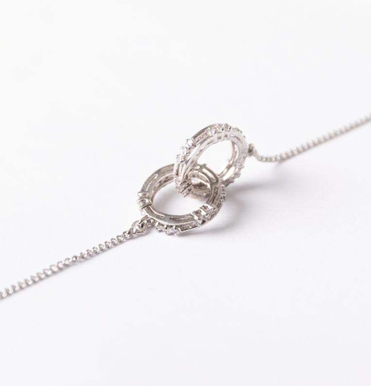 Iconic Imani Necklace, Silver
