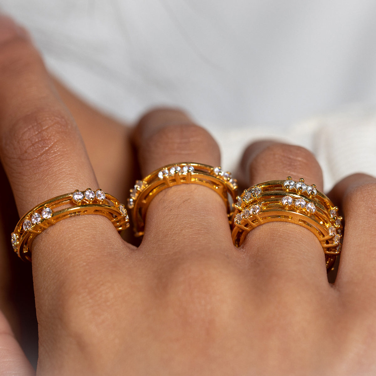 Iconic Imani Ring, Gold