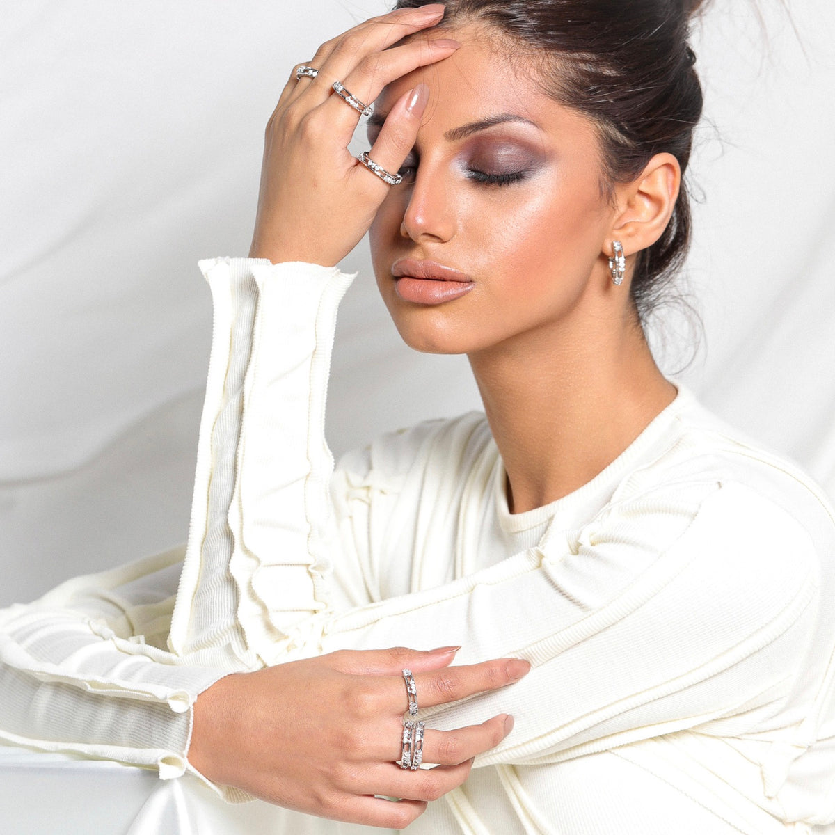 Iconic Imani Ring, Silver