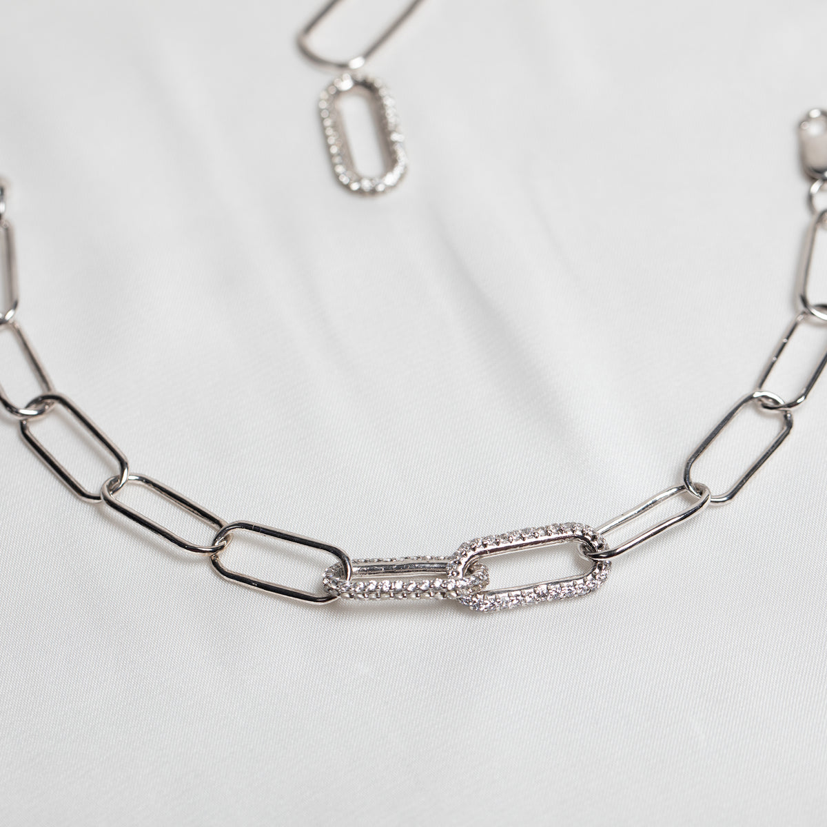 Link Me Bracelet, Silver